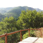 Terrasse en bois Yoga stage Cévennes